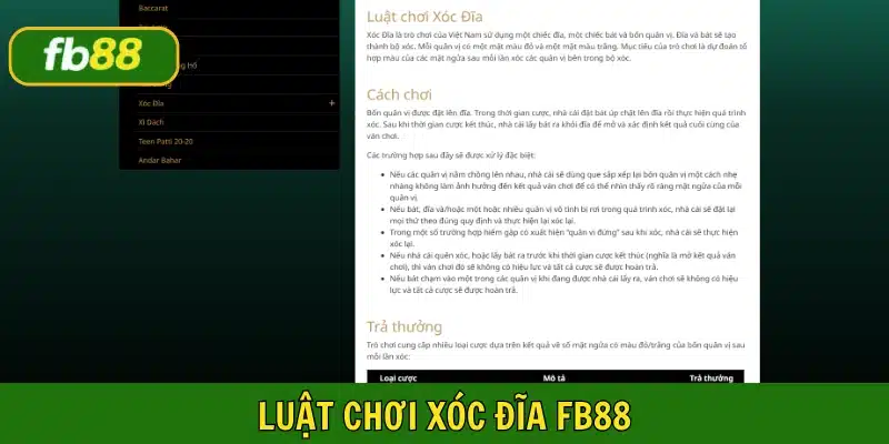 Giới thiệu luật chơi xóc đĩa chi tiết và cụ thể cho người mới