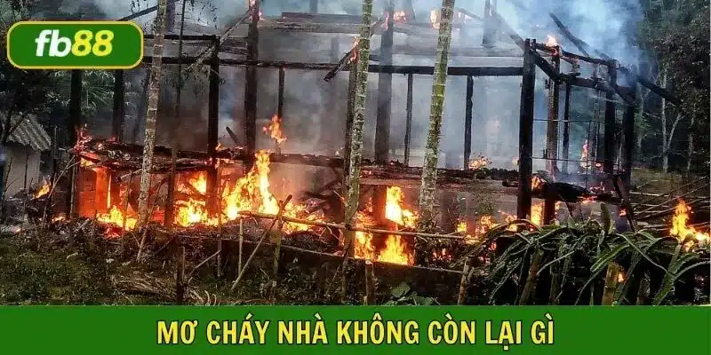 Nếu thấy nhà cháy đen bị thui sạch đánh số nào?